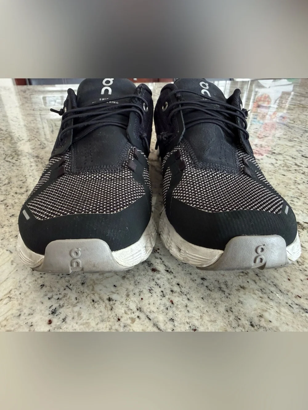 On Cloud Sneaker Running Shoe Black Training Workout All Day Comfort Street 9